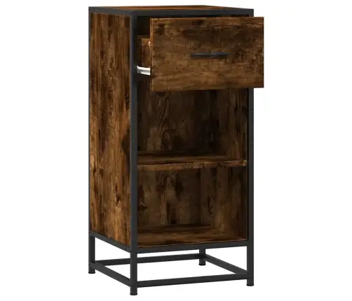 Kumode, Ozolkoka, 35,5X35X76 Cm, Inženierijas Koks Metāls Vidaxl