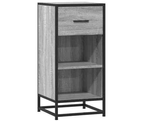 Puhvetkapp, Hall Sonoma Tamm, 35,5X35X76 cm Tehispuit/Metall