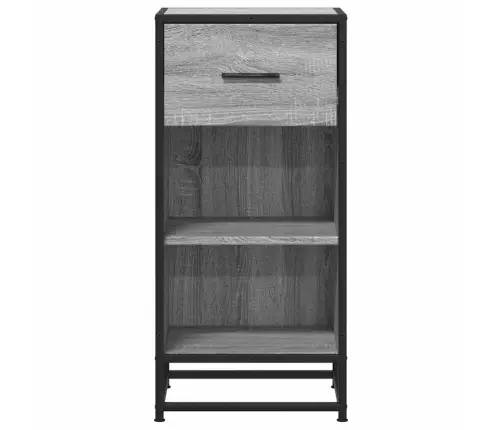 Puhvetkapp, Hall Sonoma Tamm, 35,5X35X76 cm Tehispuit/Metall