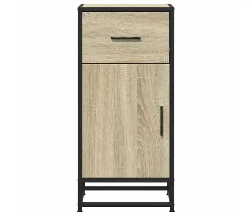 Kumode, Ozolkoka, 35,5X35X76 Cm, Inženierijas Koks Metāls Vidaxl