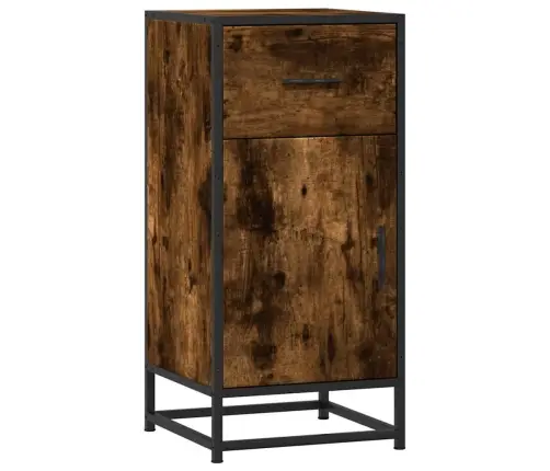 Kumode, Ozolkoka, 35,5X35X76 Cm, Inženierijas Koks Metāls Vidaxl