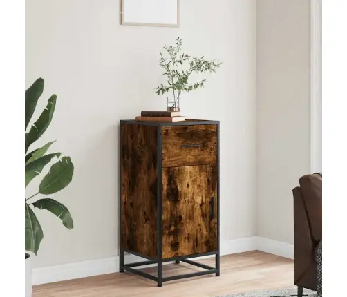 Kumode, Ozolkoka, 35,5X35X76 Cm, Inženierijas Koks Metāls Vidaxl