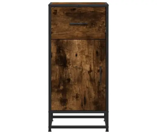 Kumode, Ozolkoka, 35,5X35X76 Cm, Inženierijas Koks Metāls Vidaxl