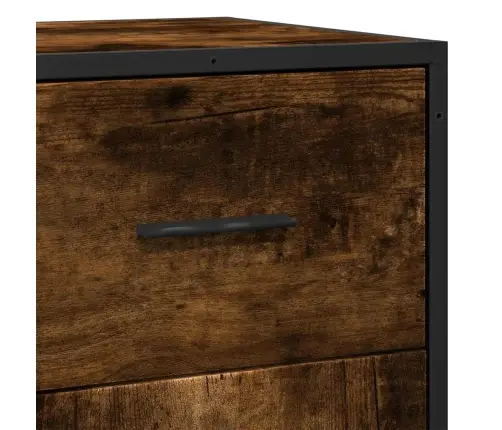 Kumode, Ozolkoka, 35,5X35X76 Cm, Inženierijas Koks Metāls Vidaxl