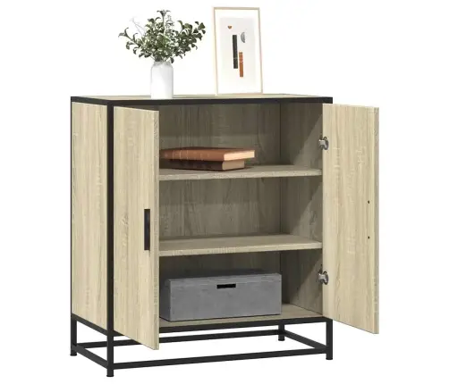 Šoninė Spintelė, Ąžuolo, 68X35X76cm Apdirbta Mediena/Metalas