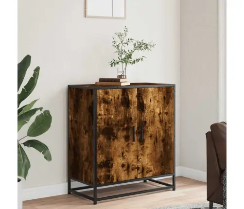 Kumode, Ozolkoka, 68X35X76 Cm, Inženierijas Koks, Metāls Vidaxl