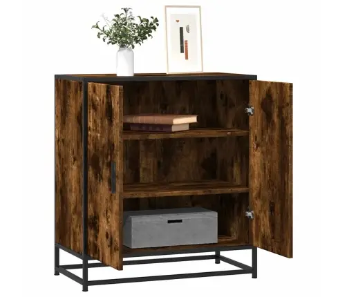 Kumode, Ozolkoka, 68X35X76 Cm, Inženierijas Koks, Metāls Vidaxl