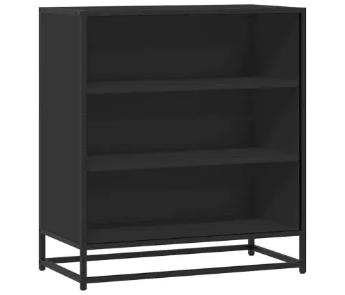 Kumode, Melns, 68X35X76 Cm, Inženierijas Koks, Metāls Vidaxl