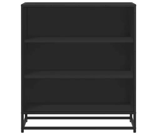 Kumode, Melns, 68X35X76 Cm, Inženierijas Koks, Metāls Vidaxl