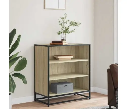 Puhvetkapp, Sonoma Tamm, 68X35X76 Cm Tehispuit Ja Metall