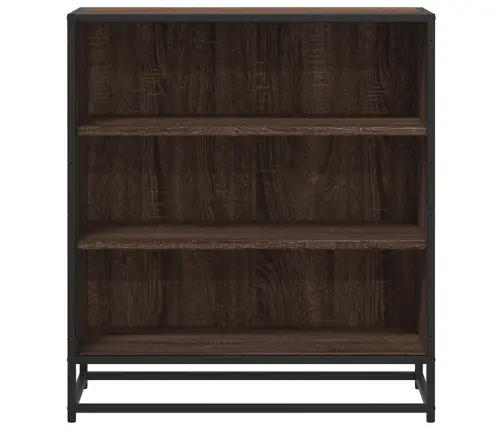 Puhvetkapp Pruun Tamm 68X35X76 Cm Engineered Wood And Metal