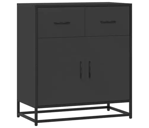 Puhvetkapp, Must, 68X35X76 cm Tehispuit