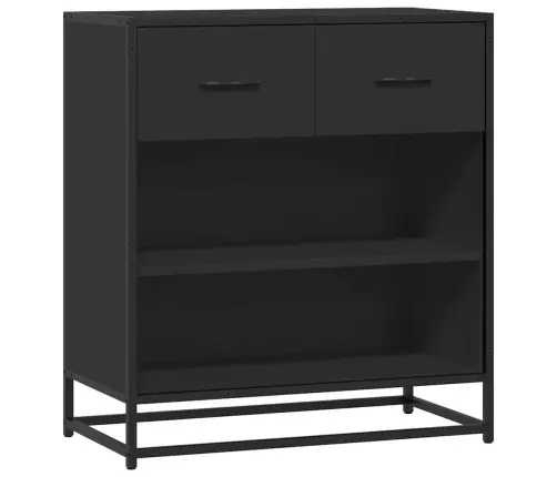 Kumode, Melns, 68X35X76 Cm, Inženierijas Koks Vidaxl Kumode, Melns, 68X35X76 Cm, Inženierijas Koks Vidaxl