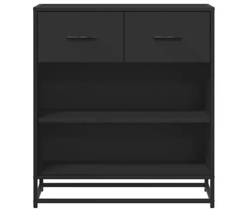 Kumode, Melns, 68X35X76 Cm, Inženierijas Koks Vidaxl Kumode, Melns, 68X35X76 Cm, Inženierijas Koks Vidaxl