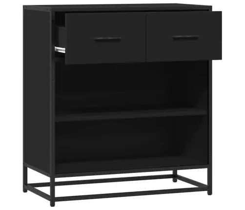 Kumode, Melns, 68X35X76 Cm, Inženierijas Koks Vidaxl Kumode, Melns, 68X35X76 Cm, Inženierijas Koks Vidaxl