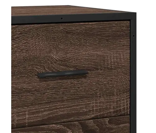 Kumode, Brūna Ozola, 68X35X76 Cm, Inženierijas Koks Vidaxl