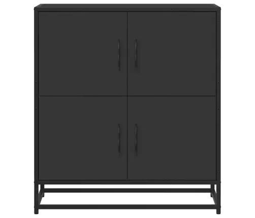 Puhvetkapp, Must, 68X35X76 cm Tehispuit