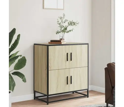 Kumode, Ozolkoka, 68X35X76 Cm, Inženierijas Koks Vidaxl