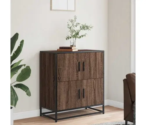 Puhvetkapp Pruun Tamm 68X35X76 Cm Engineered Wood