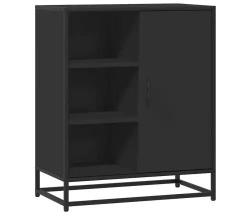 Kumode, Melna, 62X35X76 Cm, Inženierijas Koks Vidaxl