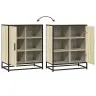 Bufete Sonoma Ozols 62X35X76 Cm Engineered Wood Vidaxl