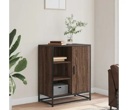 Kumode, Brūna Ozola, 62X35X76 Cm, Inženierijas Koks Vidaxl Kumode, Brūna Ozola, 62X35X76 Cm, Inženierijas Koks Vidaxl