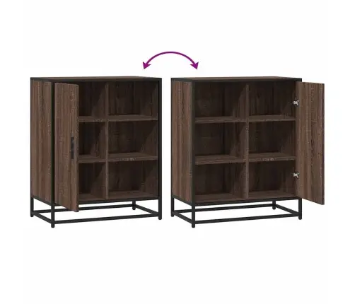 Kumode, Brūna Ozola, 62X35X76 Cm, Inženierijas Koks Vidaxl Kumode, Brūna Ozola, 62X35X76 Cm, Inženierijas Koks Vidaxl