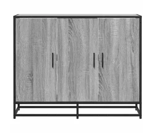 Kumode, Pelēka Ozolkoka, 62X35X76 Cm, Inženierijas Koks Vidaxl