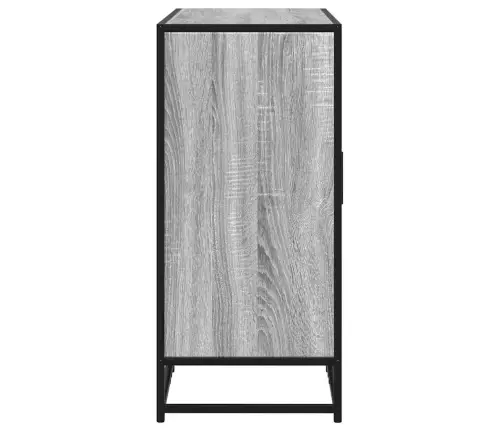 Kumode, Pelēka Ozolkoka, 62X35X76 Cm, Inženierijas Koks Vidaxl