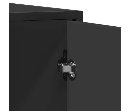 Plaukts, Melns, 92X35X76 Cm, Inženierijas Koks Vidaxl