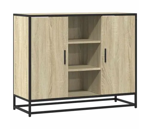 Kumode, Ozolkoka Krāsa, 92X35X76 Cm, Inženierijas Koks Vidaxl Kumode, Ozolkoka Krāsa, 92X35X76 Cm, Inženierijas Koks Vidaxl