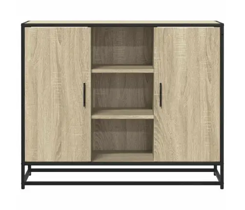 Kumode, Ozolkoka Krāsa, 92X35X76 Cm, Inženierijas Koks Vidaxl Kumode, Ozolkoka Krāsa, 92X35X76 Cm, Inženierijas Koks Vidaxl