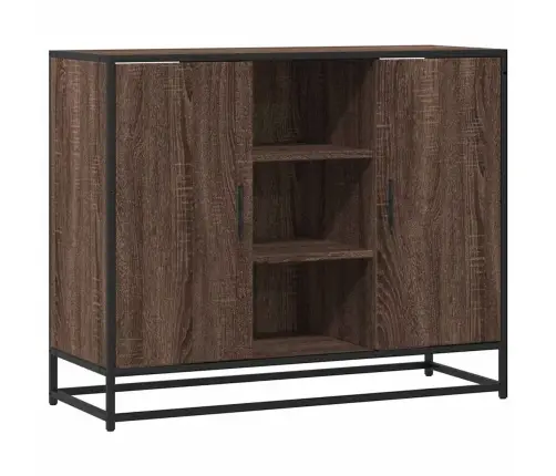 Kumode, Ozolkoka Krāsa, 92X35X76 Cm, Inženierijas Koks Vidaxl