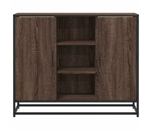 Kumode, Ozolkoka Krāsa, 92X35X76 Cm, Inženierijas Koks Vidaxl