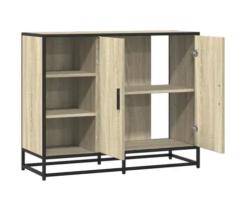 Šoninė Spintelė, Sonoma Ąžuolo, 92X35X76cm Apdirbta Mediena