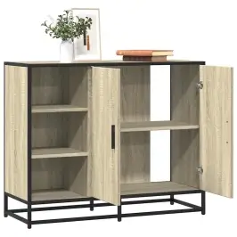 Puhvetkapp Sonoma Tamm 92X35X76 Cm Engineered Wood