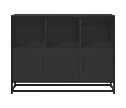 Kumode, Melns, 100X35X76 Cm, Inženierijas Koks Vidaxl