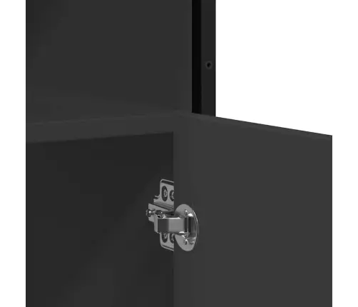 Kumode, Melns, 100X35X76 Cm, Inženierijas Koks Vidaxl