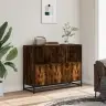 Kumode, Ozolkoka Krāsa, 100X35X76 Cm, Inženierijas Koks Vidaxl