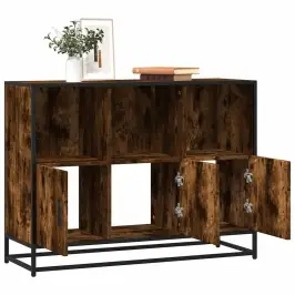 Kumode, Ozolkoka Krāsa, 100X35X76 Cm, Inženierijas Koks Vidaxl