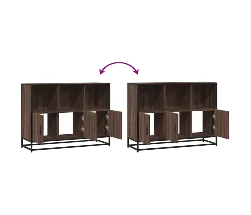 Indauja Rudas Ąžuolas 100X35X76 Cm Inžinerinė Mediena