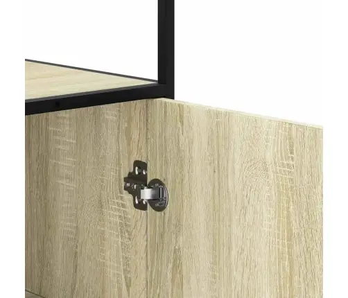 Augstā Dēlis Sonoma Ozols 35,5X35X139 Cm Inženierijas Koks Vidaxl