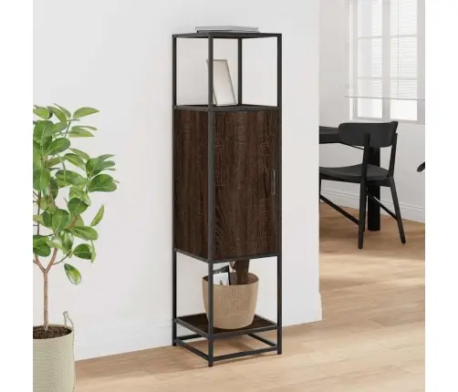 Augstā Dēlis Sonoma Ozols 35,5X35X139 Cm Inženierijas Koks Vidaxl