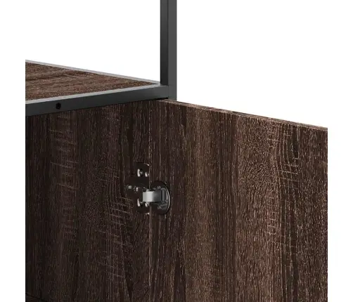 Augstā Dēlis Sonoma Ozols 35,5X35X139 Cm Inženierijas Koks Vidaxl
