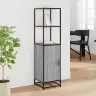 Highboard Gray Sonoma Inžinerinis Medis Ir Metalas