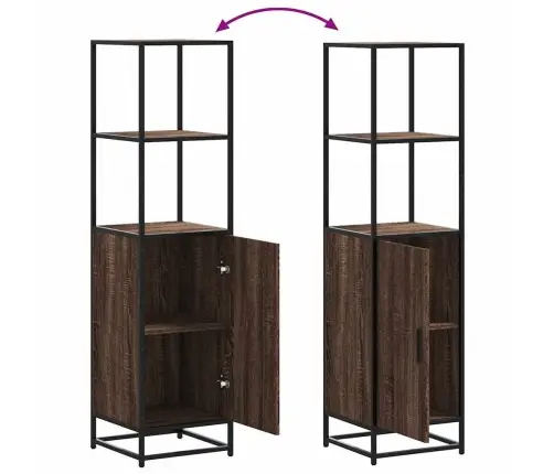 Augstā Dēlis Sonoma Ozols 35,5X35X139 Cm Inženierijas Koks Vidaxl