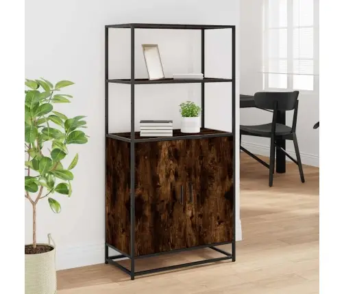 Highboard Suitsutamm 68X35X139 Cm Engineered Wood And Metal