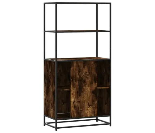 Highboard Suitsutamm 68X35X139 Cm Engineered Wood And Metal