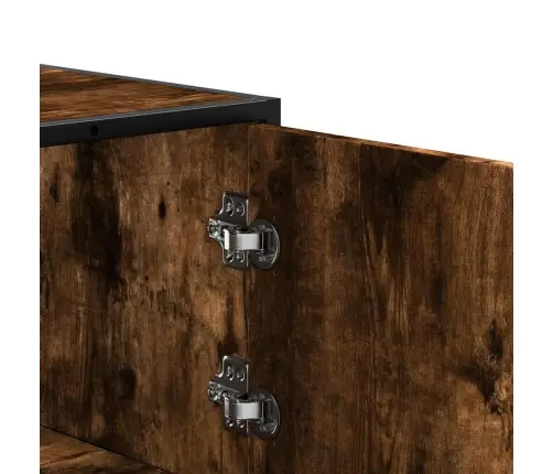 Highboard Suitsutamm 68X35X139 Cm Engineered Wood And Metal