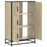 Highboard Sonoma Tamm 68X35X106,5 Cm Inseneritud Puit Ja Metall